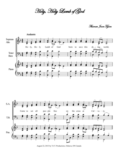 Holy, Holy Lamb of God