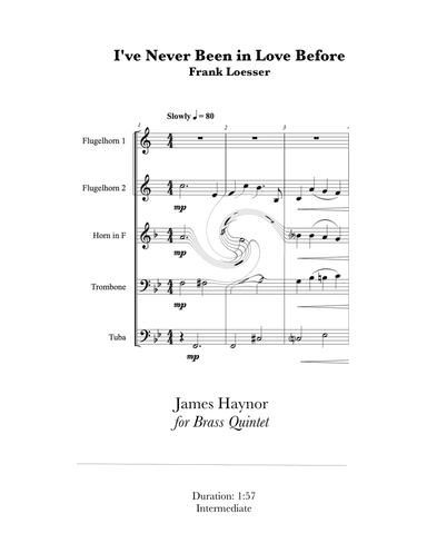 I've Never Been In Love Before (arr. James Haynor)