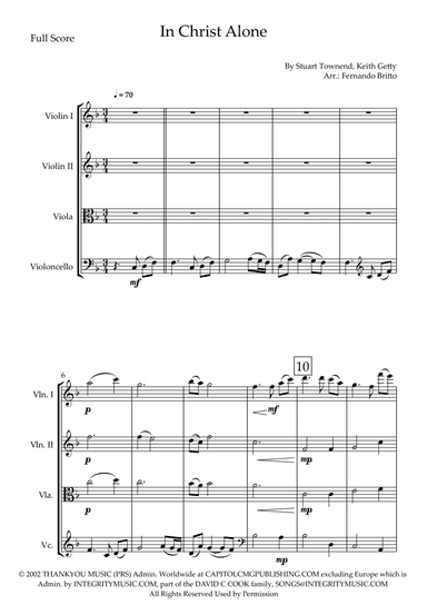 In Christ Alone (arr. Fernando Britto)