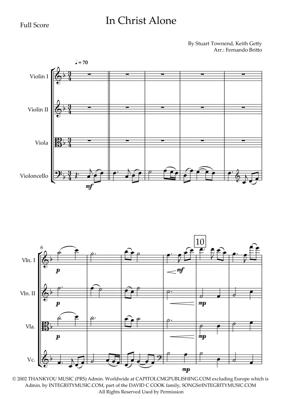 In Christ Alone (arr. Fernando Britto)