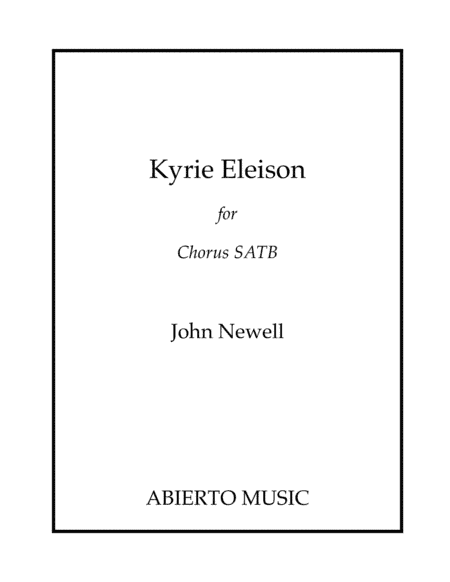 Kyrie Eleison