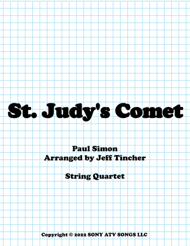 St. Judy's Comet (arr. Jeff Tincher)