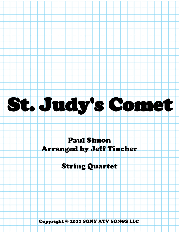 St. Judy's Comet (arr. Jeff Tincher)
