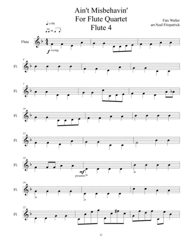 Ain't Misbehavin' (arr. Neal Fitzpatrick)