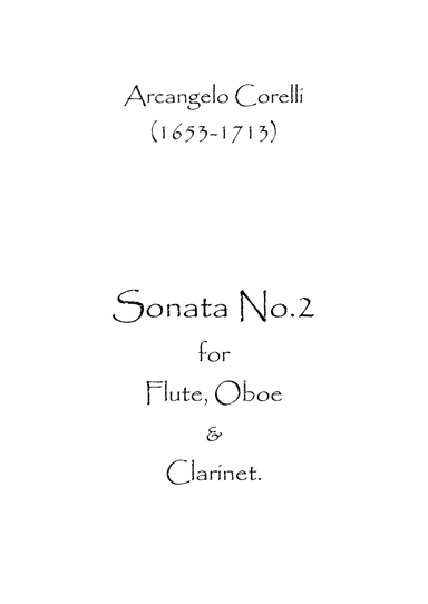Sonata No.2 (arr. Spence Bundy)