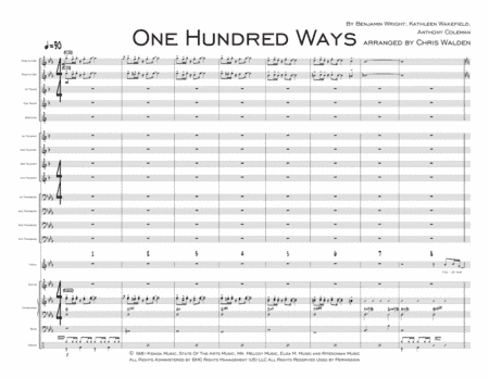 One Hundred Ways (arr. Chris Walden)