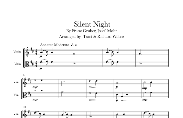 Silent Night (arr. Richard and Traci Wilusz)