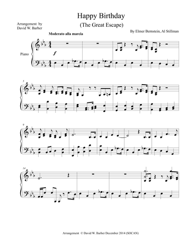 The Great Escape March (arr. David W. Barber)