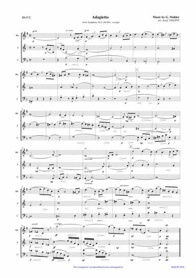Adagietto (arr. Josef STASTNY)