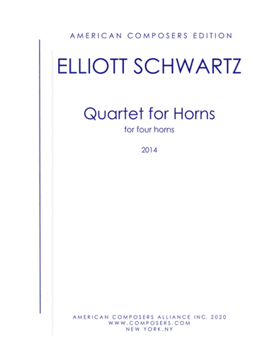 [Schwartz] Quartet for Horns