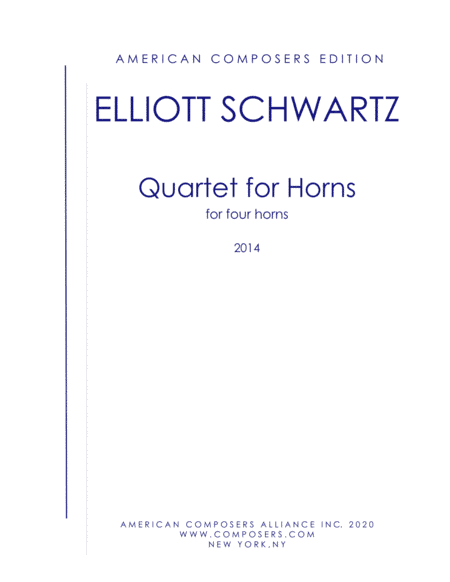 [Schwartz] Quartet for Horns