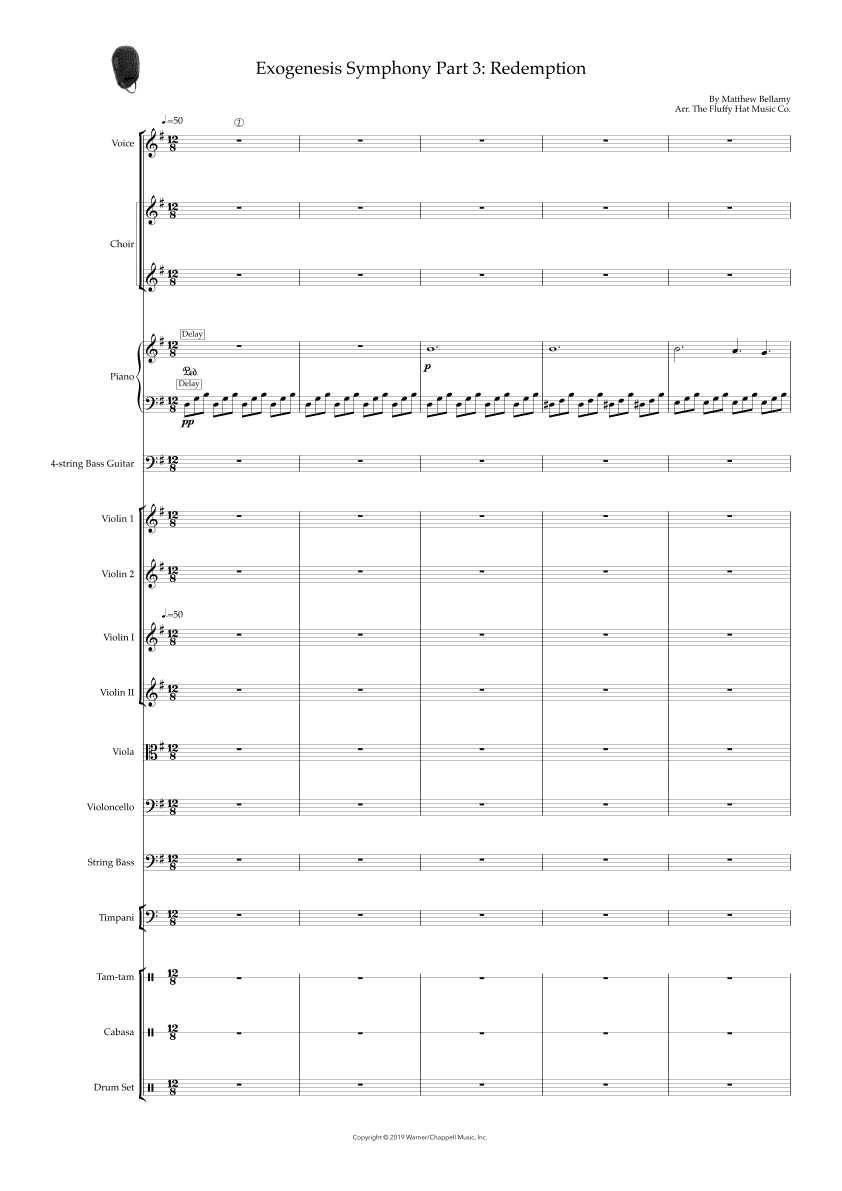Exogenesis: Symphony Part Iii (redemption) (arr. The Fluffy Hat Music Co.)