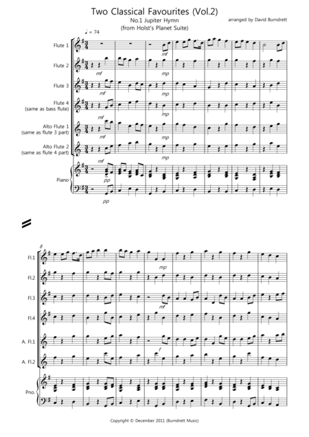 The Can Can for Flute Quartet (arr. David Burndrett)
