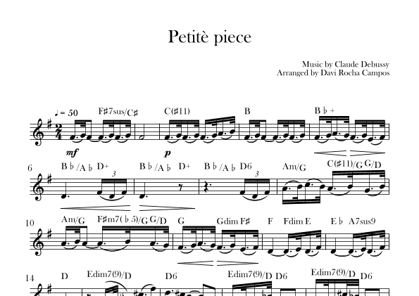 Petitè piece (arr. Davi Rocha Campos)