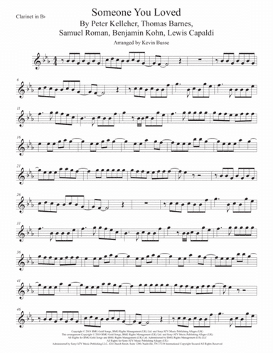 Someone You Loved (arr. Kevin Busse)