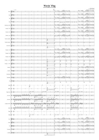 Wavin' Flag (coca-cola Celebration Mix) (arr. Enrique Fernández de la Calle)