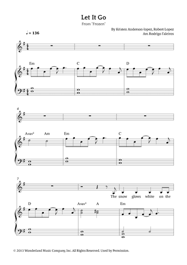 Let It Go (arr. Rodrigo Faleiros)