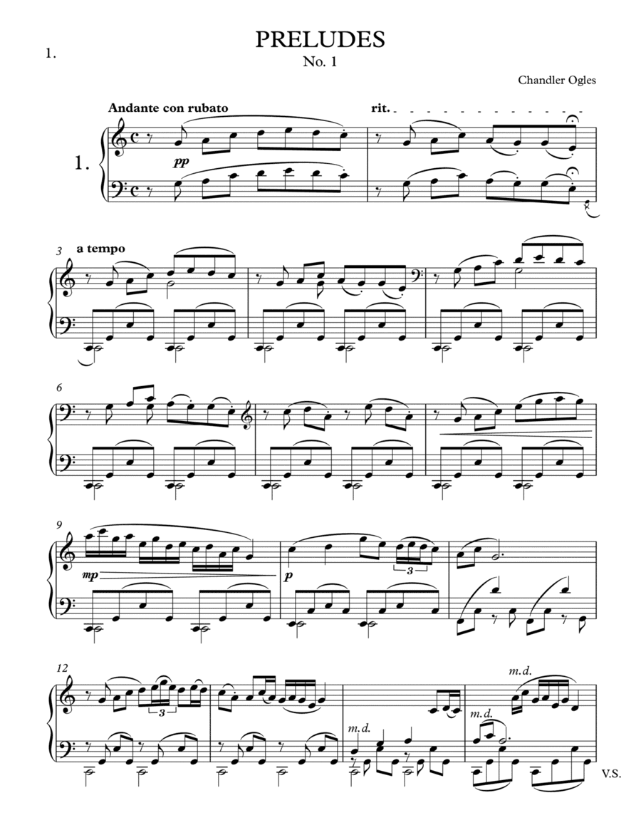 Preludes, No. 1