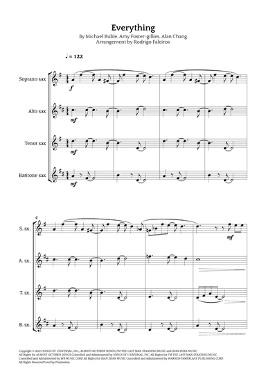 Everything (arr. Rodrigo Faleiros)