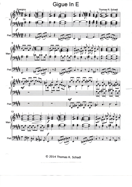 Gigue In E