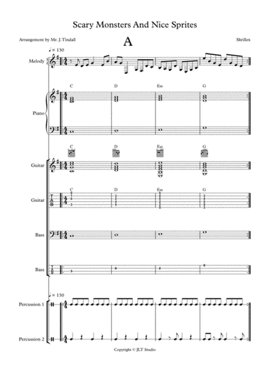 Scary Monsters And Nice Sprites (arr. Joshua Tindall)