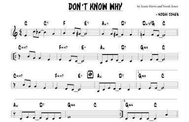 Don't Know Why (arr. Joseph Hasepr)