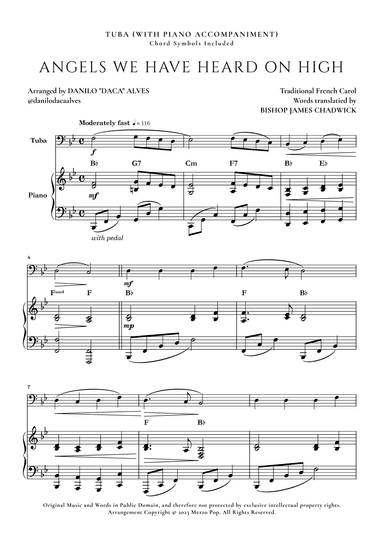 Angels We Have Heard On High (arr. Danilo "Daca" Alves)
