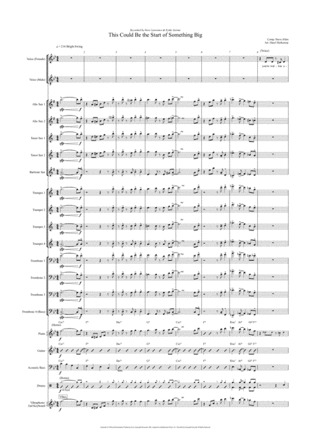 This Could Be The Start Of Something Big (arr. Daryl McKenzie)