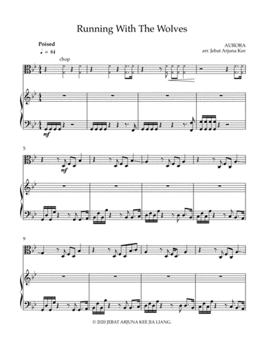 Running With The Wolves (arr. Jebat Arjuna Kee)