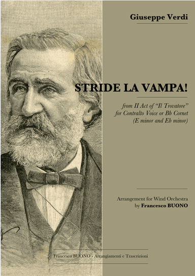 STRIDE LA VAMPA! from II Act of “Il Trovatore” for Contralto or Mezzosoprano Voice or Bb Cornet (arr. Francesco Buono)