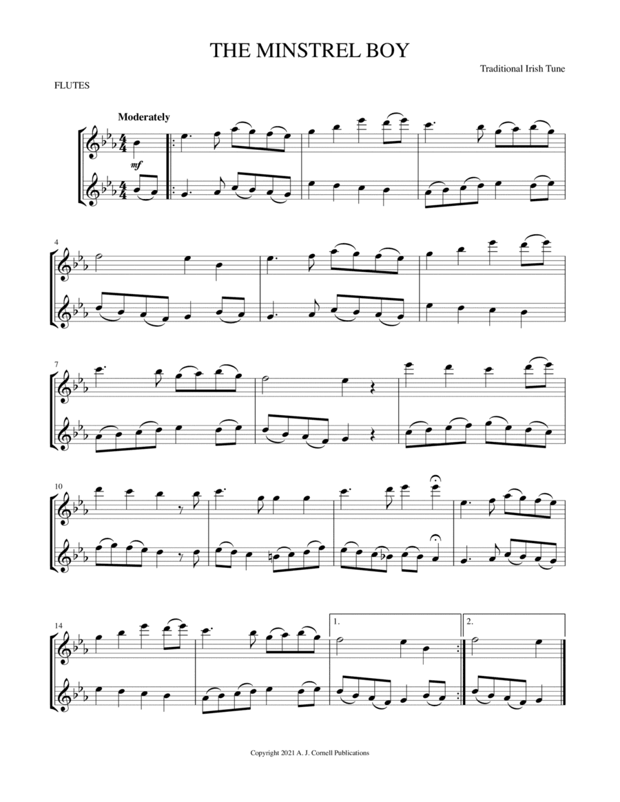 The Minstrel Boy (arr. Mark Phillips)