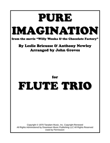 Pure Imagination (arr. John Groves)