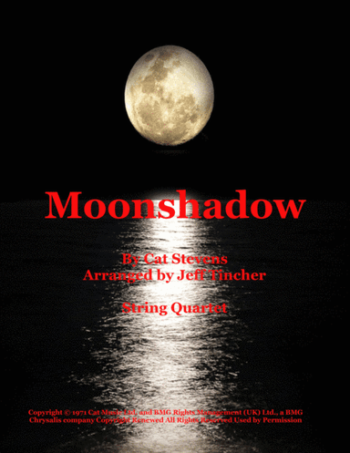 Moonshadow (arr. Jeff Tincher)