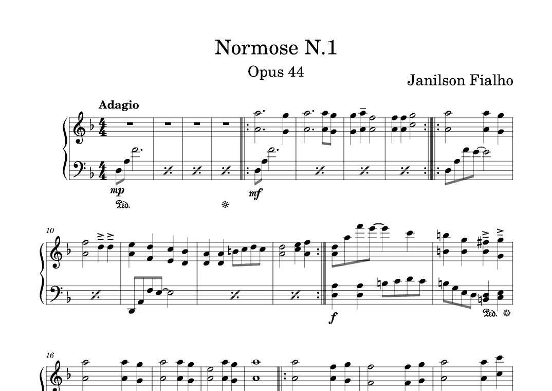 Normose N.1, Opus 44