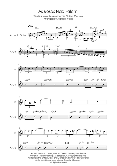 As Rosas Nao Falam (arr. Matheus Viana)