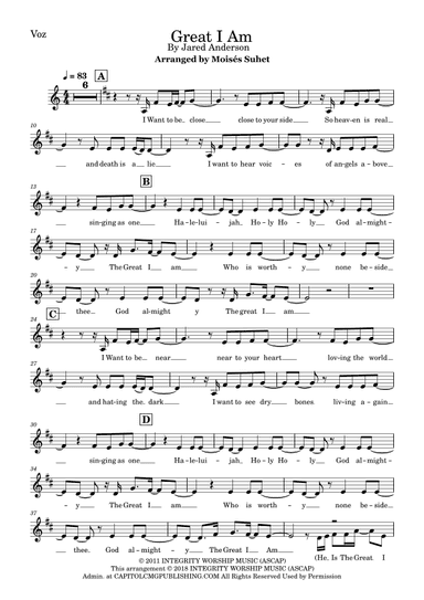 Great I Am (arr. Moisés Suhet)