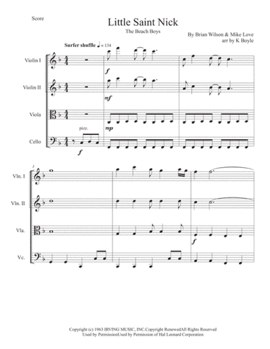 Little Saint Nick (arr. Karlie Boyle)