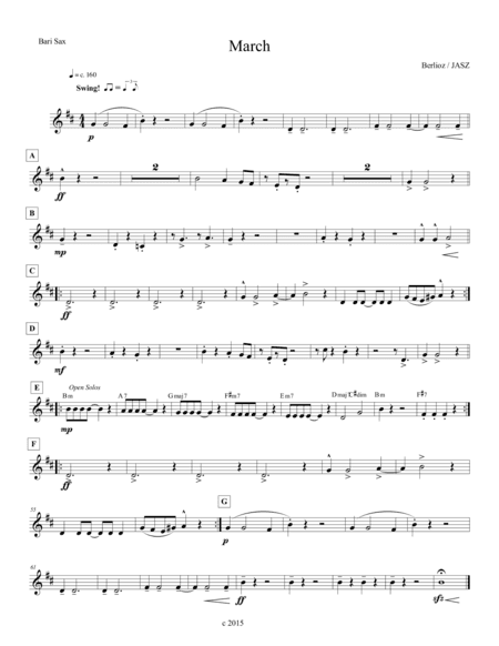 March to the Scaffold - Bari (arr. Julie Ann Stenberg Zeidel)