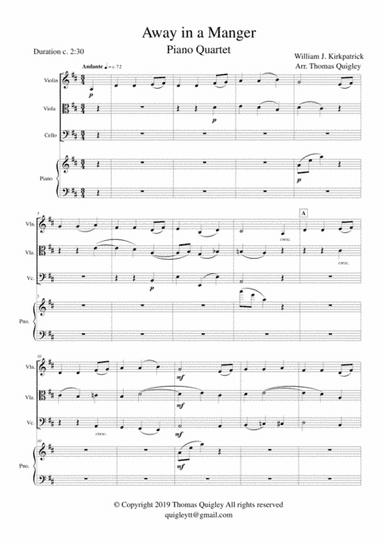 Away in a Manger (arr. Thomas Quigley)