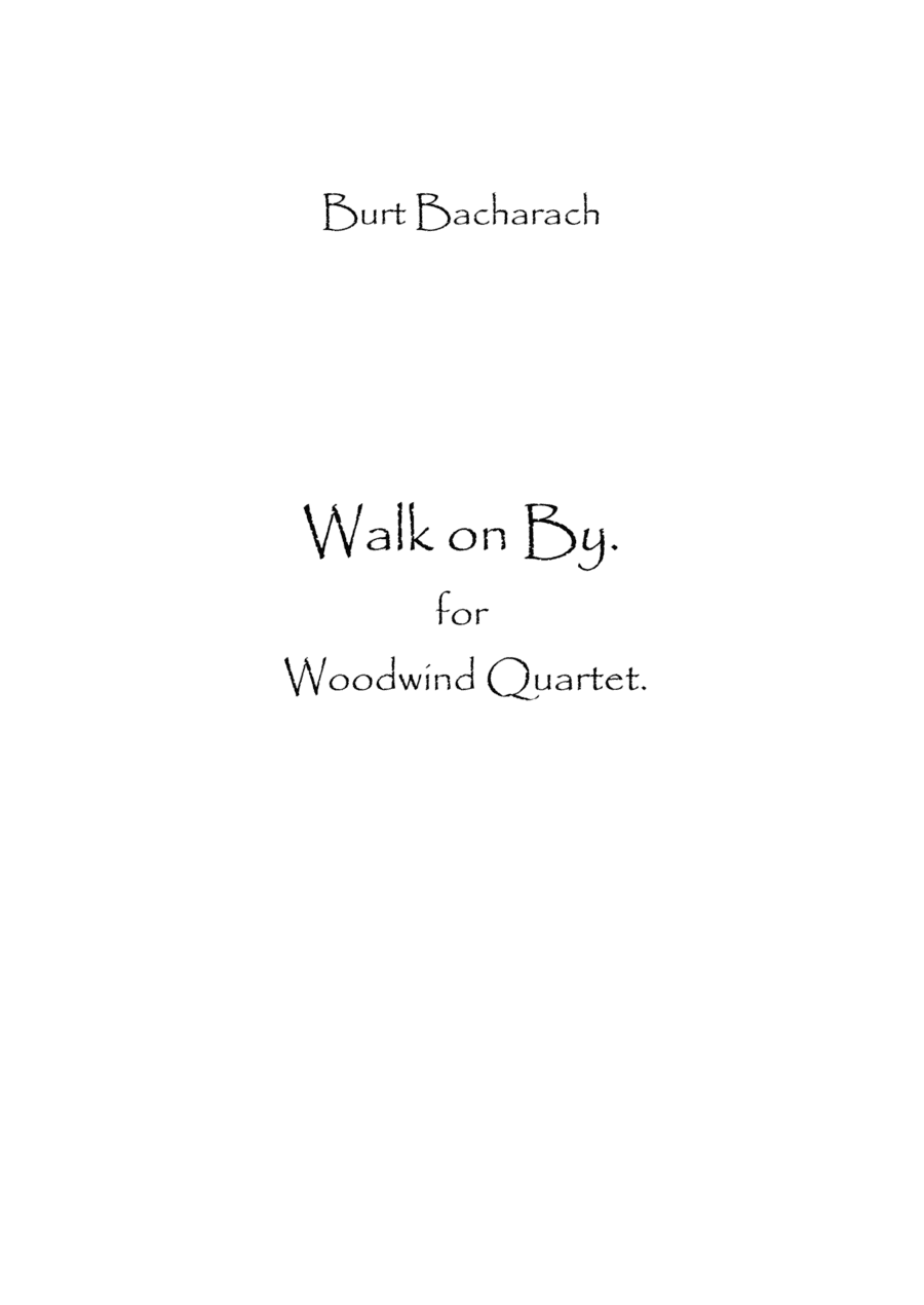 Walk On By (arr. Spence Bundy)