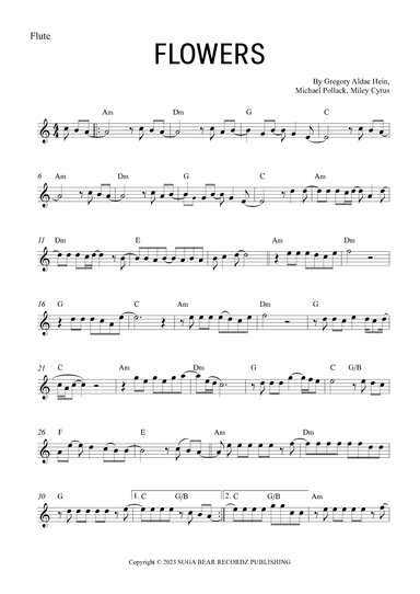 Flowers (arr. Gabriel Oliveira)