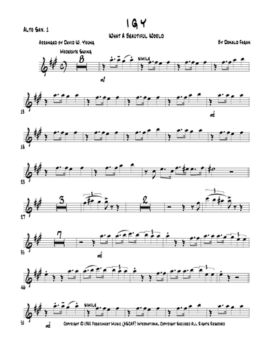 I.g.y. (what A Beautiful World) (arr. David W. Young)