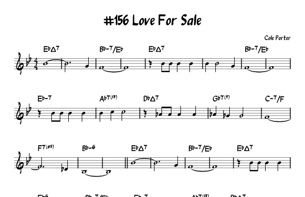 Love For Sale (arr. John Fries)