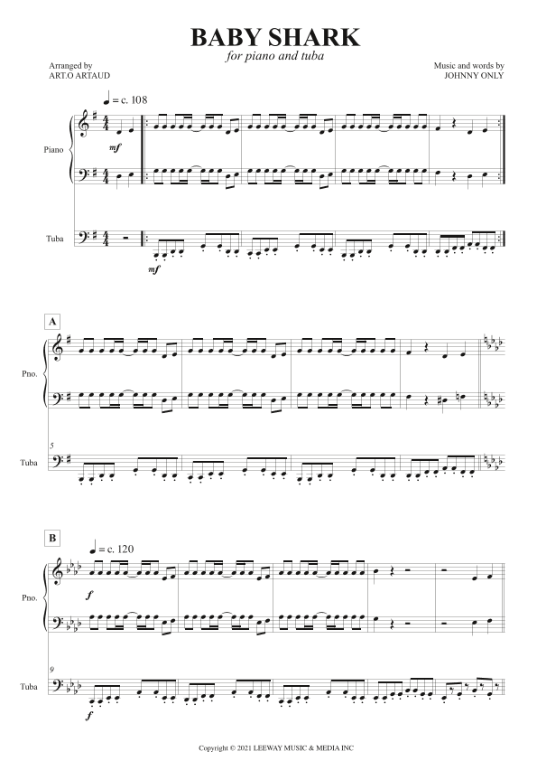 Baby Shark (arr. Art.o Artaud)