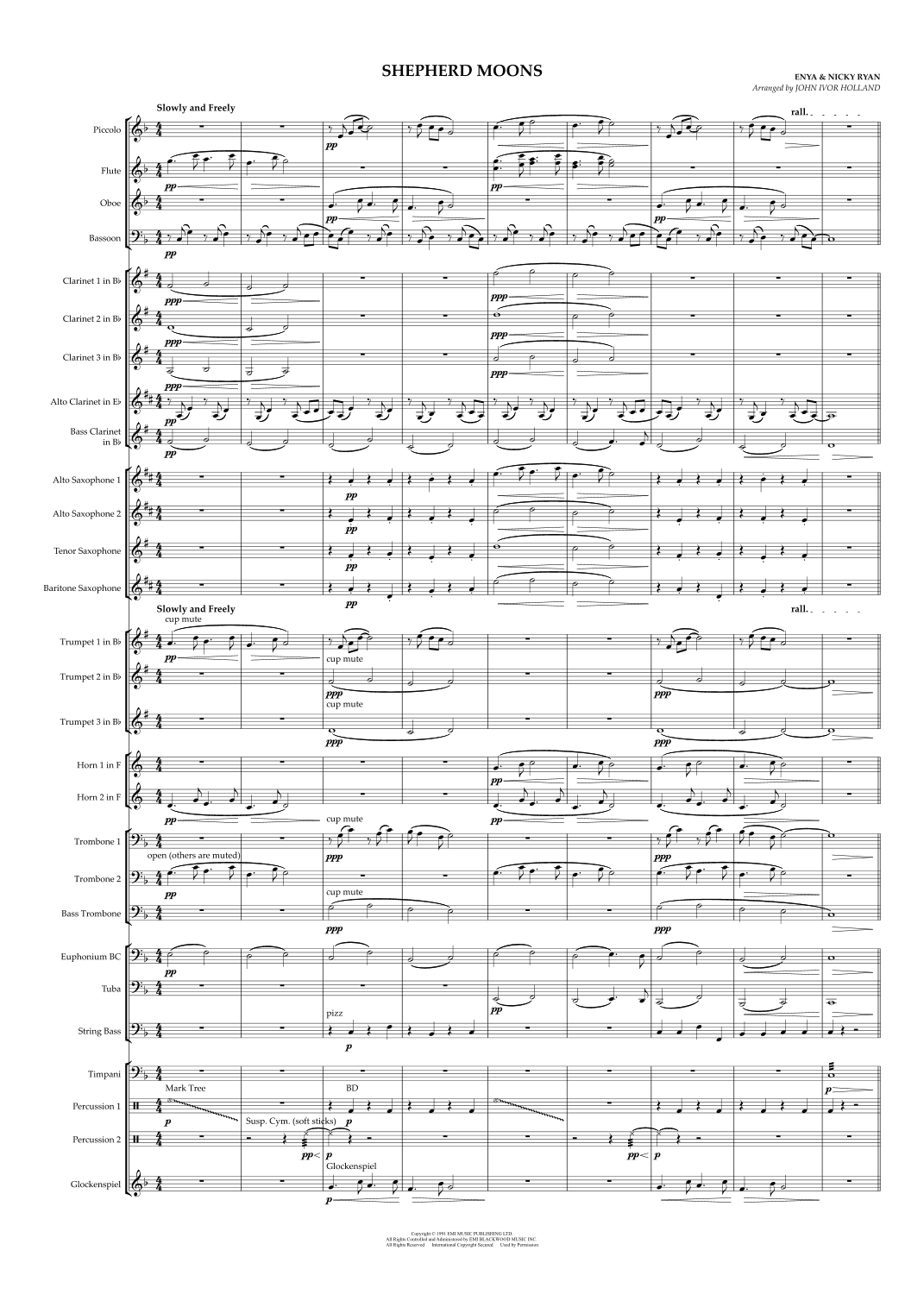 Shepherd Moons (arr. John Ivor Holland)