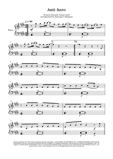 Anti-hero (arr. Henrique F Mangoni)