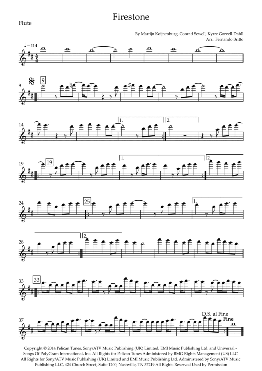 Firestone (arr. Fernando Britto)