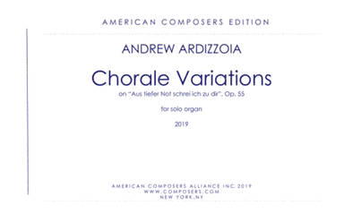 [Ardizzoia] Chorale Variations on Aus Tiefer Not