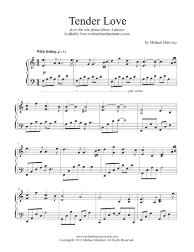 Tender Love -  original piano solo (New Age)