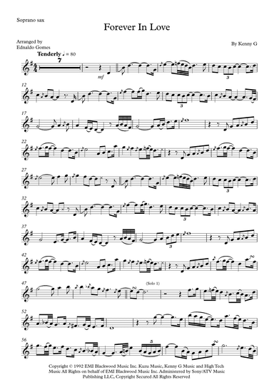 Forever In Love (arr. Ednaldo Gomes)